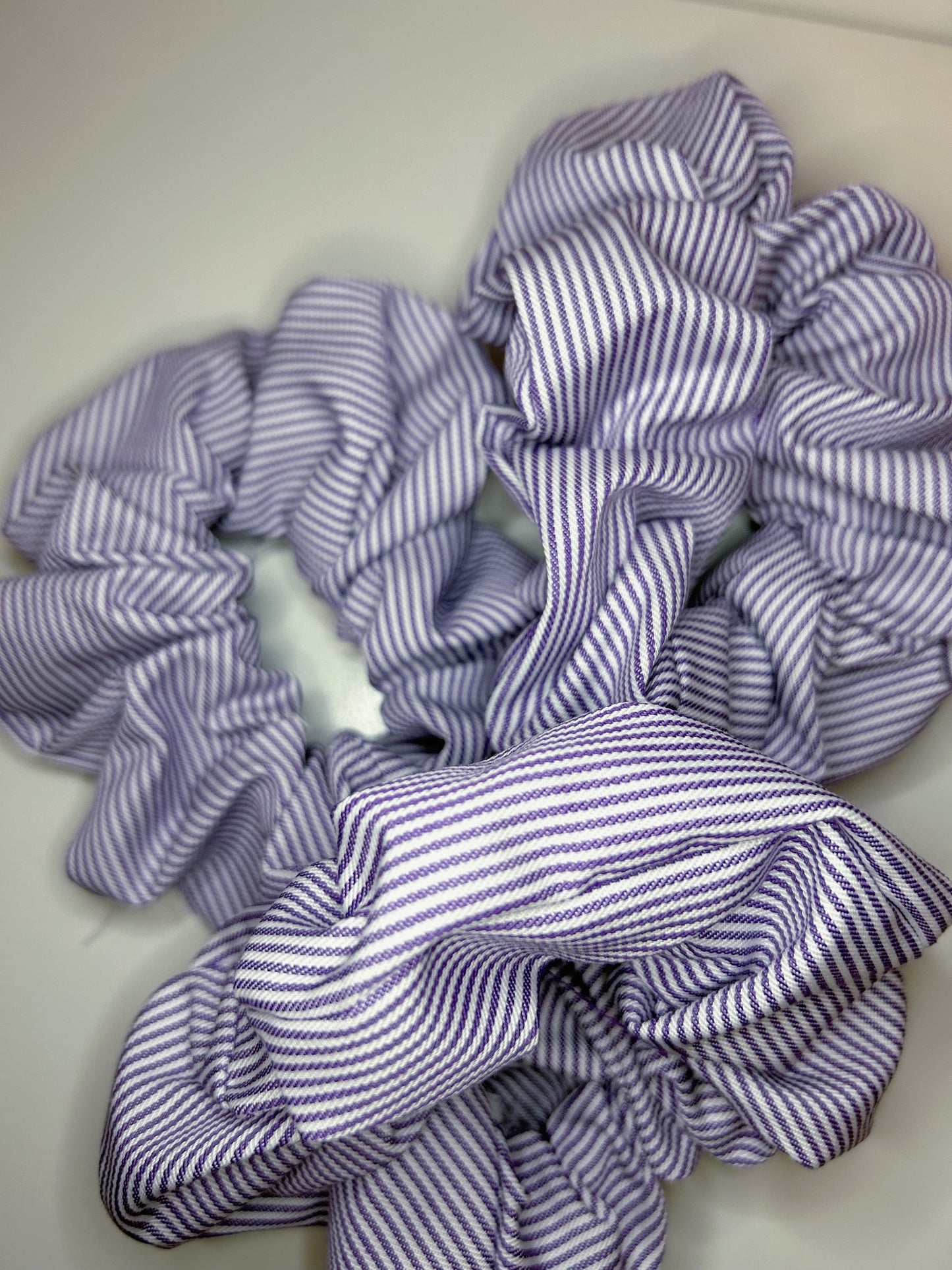 Purple Stripes XL Scrunchie