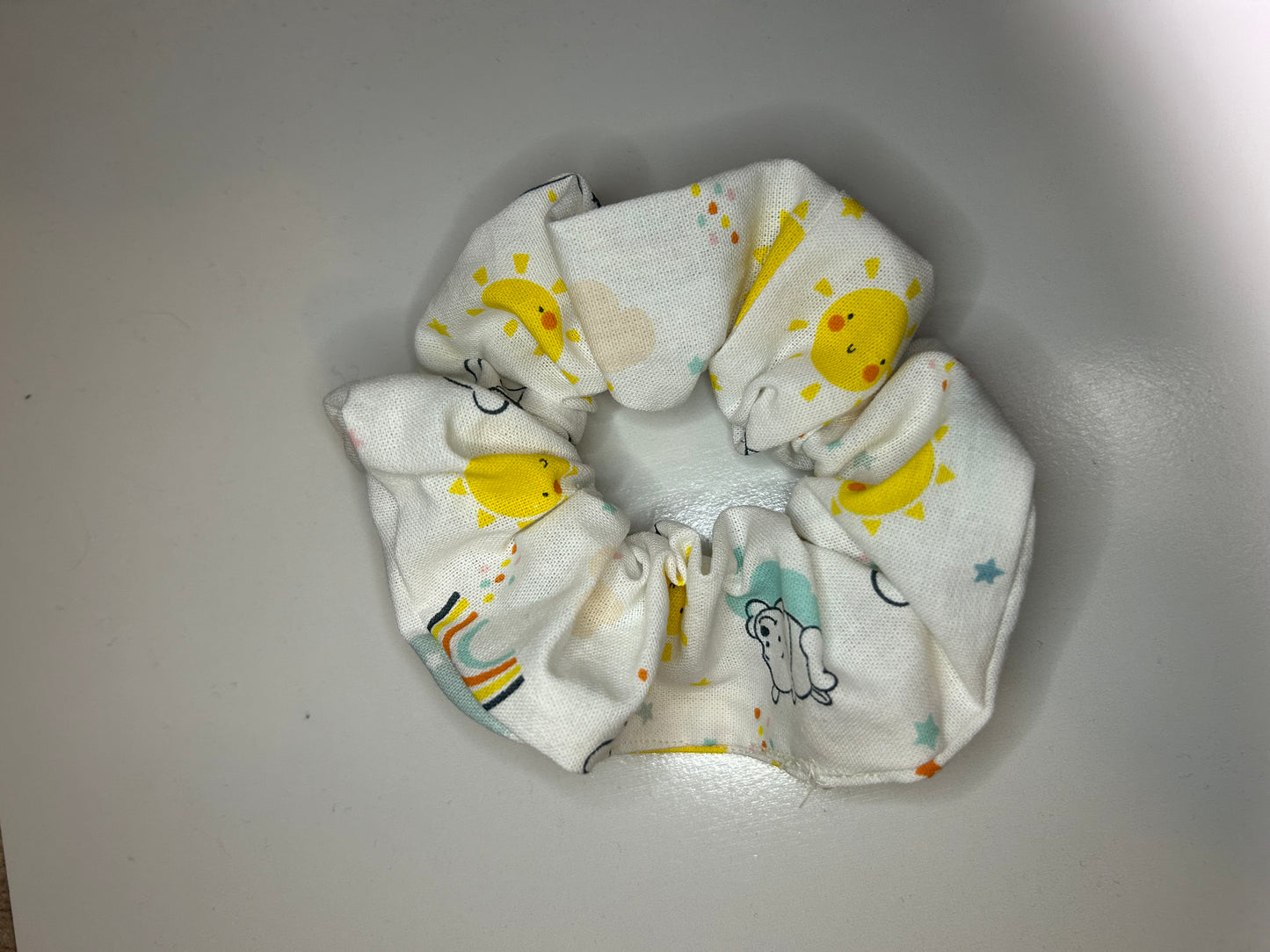 Neutral Winnie The Pooh Scrunchie #1